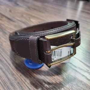 NWT Mens 100% leather belt